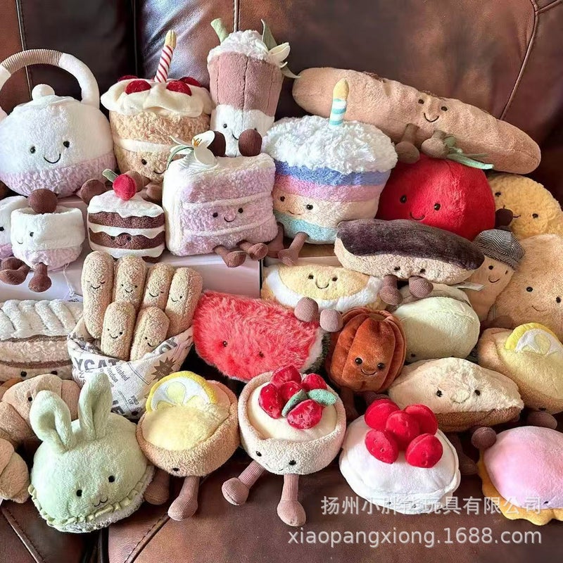 Jelly Cute Pendant Bread Story Plush Toy Wedding Manufacturer Dropshipping Snack Pillow For Women - Image 3